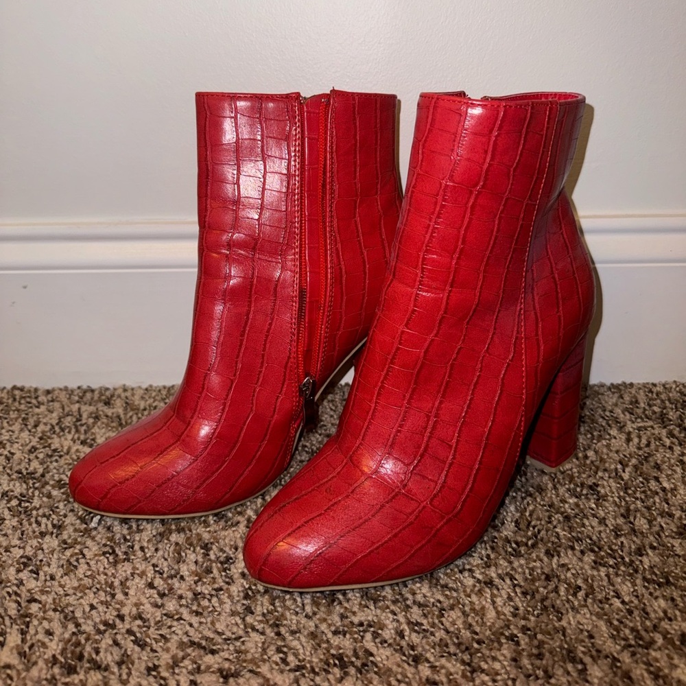 red boots